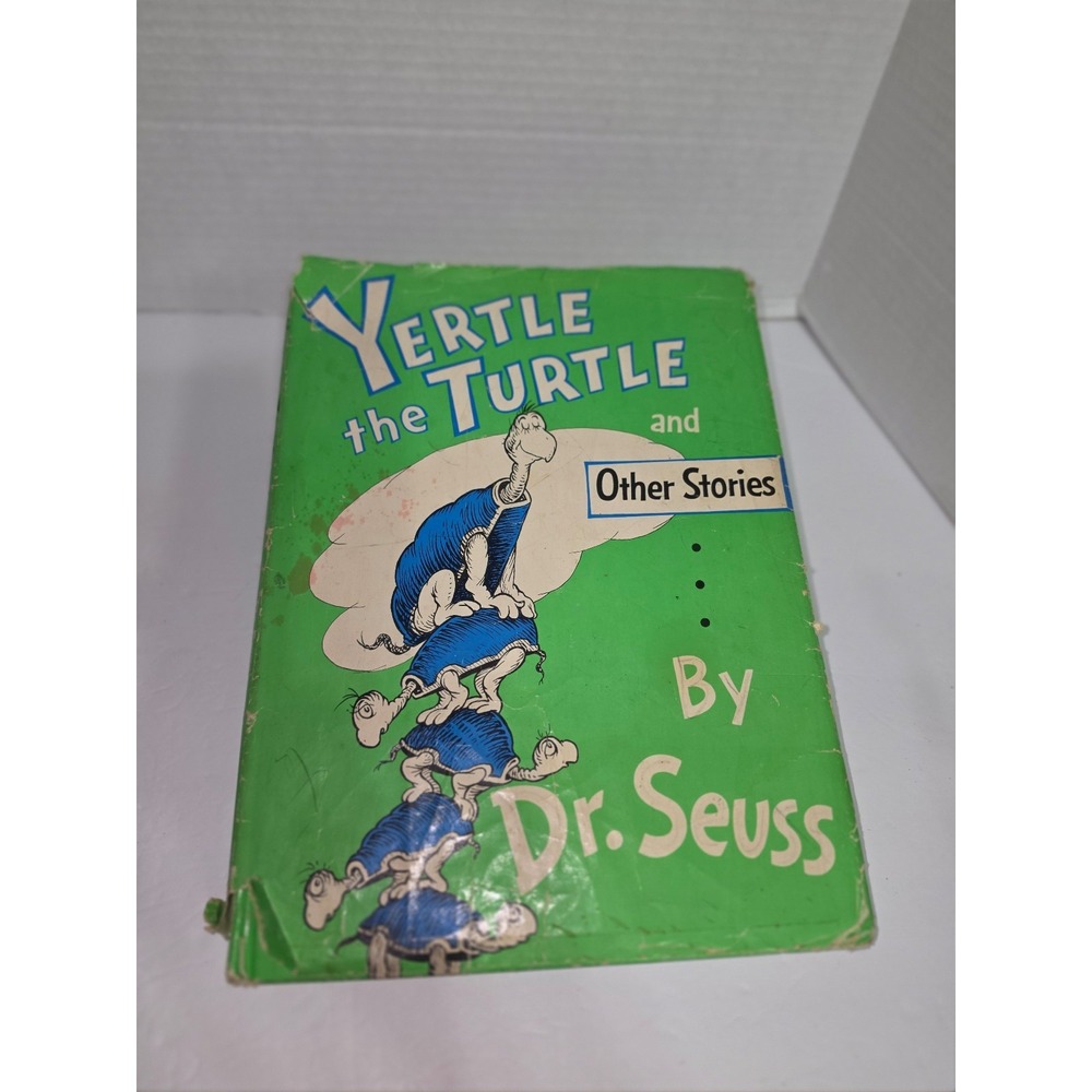 Yertle The Turtle 1958 First Edition Dr Suess Book with Dust Jacket